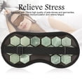 thumbnail image 2 of Máscara de ojos de germanio con piedra de jade natural, magnetoterapia, antifaz para dormir, cuidado de la salud, piedra de jade, 2 of 14