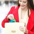 thumbnail image 6 of Tie Dye Purse with Zinc Alloy Jaws - Compact and Durable Wallet for Small Items - 4.3x4.7 in/11x12 cm Size - Ideal for Coins and Keys - 0.7 Microfiber Material -Compact Design for Easyy, 6 of 7