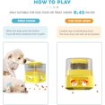 thumbnail image 3 of Comedero para perros y gatos, dispensador de comida para perros y gatos, catapulta para mascotas, cuenco de alimentación lenta, juguetes para perros, cuenco de alimentación lenta con rompecabezas interactivo BRI  Rojo Verde, 3 of 5