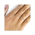 thumbnail image 3 of JewelersClub Sterling Silver Glam Girl Eternity Ring for Women | Dainty Sterling Silver Promise Ring For Women | Silver Glam Girl Eternity Ring For Women, 3 of 4