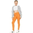 thumbnail image 2 of Stretch Is Comfort Girls Cotton High Waisted Leggings | Child Size 4-14, 2 of 5