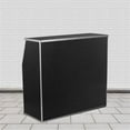 thumbnail image 3 of Pemberly Row Contemporary Foldable Home Bar in Black Marble Finish, 3 of 5