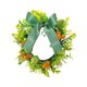 thumbnail image 2 of Uuiauoio Easter Wreath for Front Door Easter Eggs Sign Kitchen Cabinet wreaths Spring Flower Decorations with Ribbon Bow for Window Home Table Centerpiece Farmhouse Decor, 2 of 6