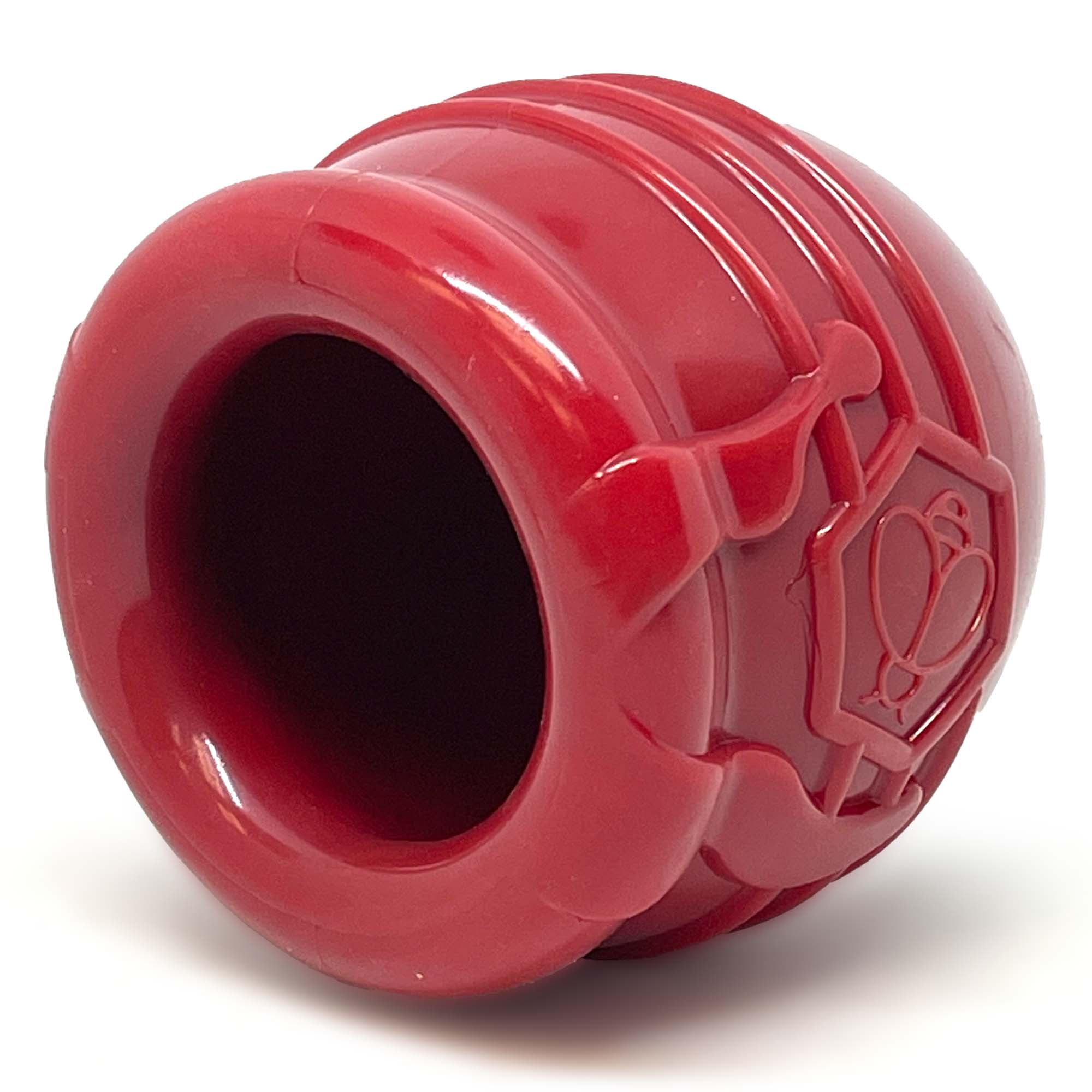 SodaPup Honey Pot –Durable Dog Treat Dispenser & Enrichment Toy Made in USA from Non-Toxic, Pet Safe, Food Safe Natural Rubber Material for Mental Stimulation, Problem Chewing, Calming Nerves, & More