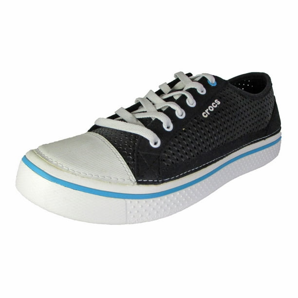Rewind dealer Appendix Crocs Mens Crosmesh Hover Lace Up Cap Toe Sneaker Shoes, Black/White, US 13  - Walmart.com