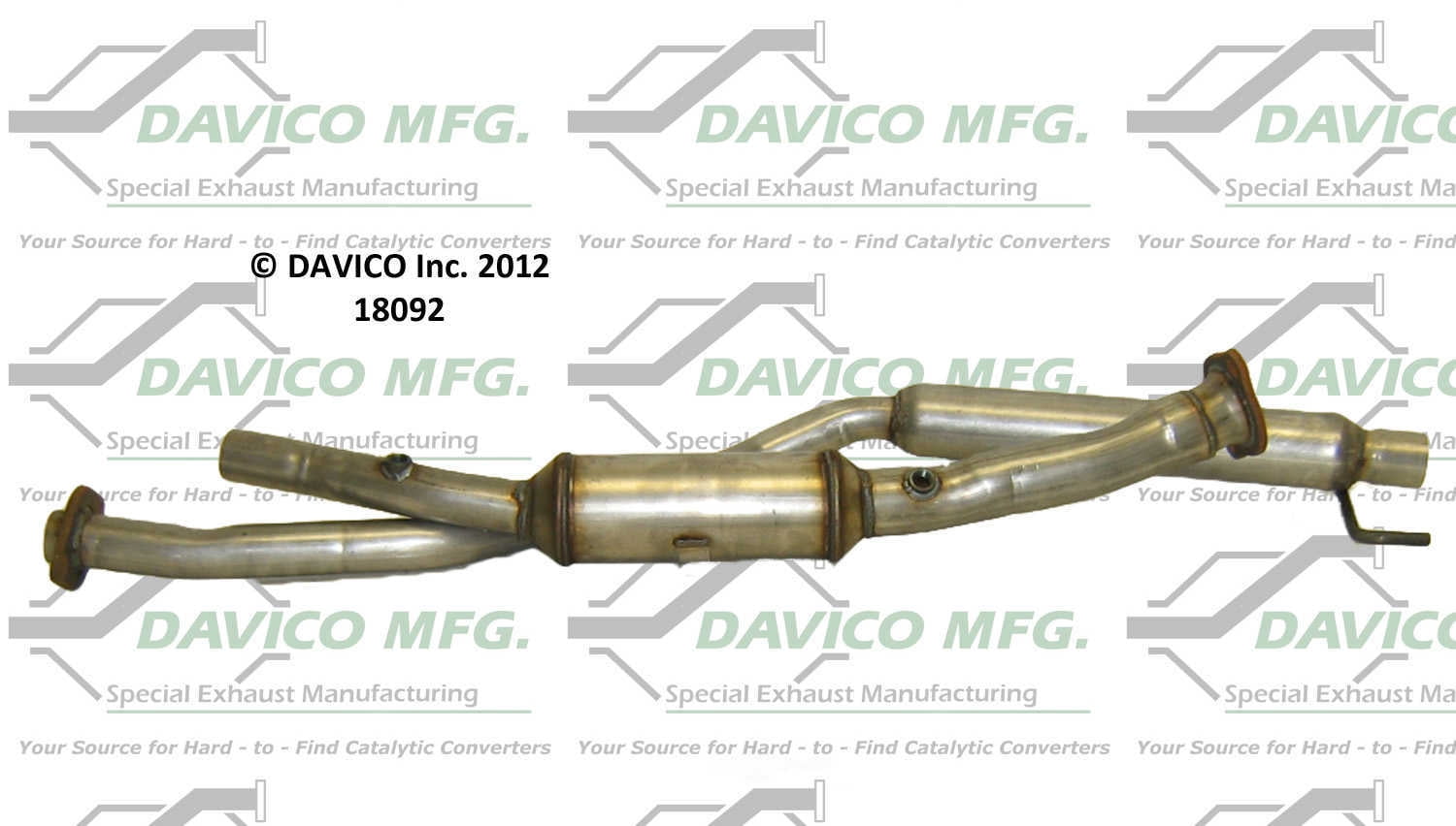Davico Mfg 48092 Dealer Alternative Direct-Fit Catalytic Converter
