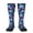 2 Black-2, variant on Skull flower tie dye Pattern Women’s Knee High Crew Socks,Trouser Socks Comfortable, Breathable, Moisture-Wicking and Soft