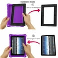 thumbnail image 5 of Epicgadget Case for Amazon Fire 7 (12th Generation, 2022), Lightweight ShockProof Kid Friendly Cover with 2PCS Tempered Glass Screen Protector for All-new Fire 7 inch Tablet (2022 Release) (Purple), 5 of 6