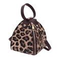 thumbnail image 2 of JoveMarine Women's Retro Leopard Print Large Capacity Leather Shoulder Bag Fashion Tote and Messenger Bag Versatile Crossbody and Handheld Bag for Work and Travel B, 2 of 5