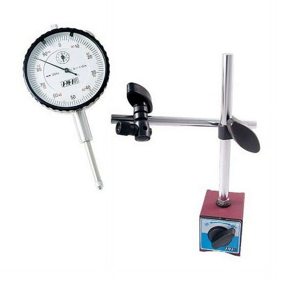 Hhip 1" Dial Indicator & Standard Pro Magnetic Base Set 4401-0017