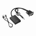 thumbnail image 2 of Vga To Hdmi Converter 1080p Hd Adapter With Audio Cable For Hdtv Pc Laptop Tv, 2 of 5