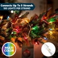 thumbnail image 3 of Cadena de luces navideñas Joiedomi 100 multicolor, 6,5 m, 3 of 9