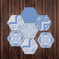 thumbnail image 2 of 5x impermeable zulejo piso pared papel pared DIY decoración 03 Zulema Etiqueta autoadhesiva de la pared, 2 of 8