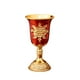 thumbnail image 2 of europea, , copa de metal, minicolección, copa de cóctel, copa en relieve, europea, para decoración del hogar Rojo, 2 of 8