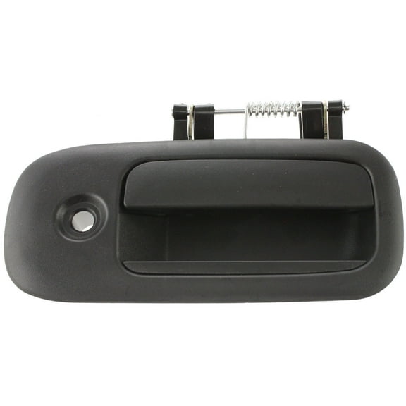 Exterior Door Handle Compatible with 1996-2009 Chevrolet Express 3500 Rear, Passenger Side Textured Black