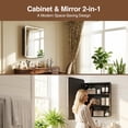 thumbnail image 2 of Strafriture LED Medicine Cabinet Mirror for Bathroom 15.75x23.62 Inch Wall Mounted or Recessed Medicine Cabinet with Lights Mirror and Removable Shelves, 2 of 17
