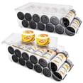 thumbnail image 1 of Organizador de latas SCAVATA para nevera apilable, paquete de 2, 1 of 7
