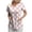 Pink, variant on COMVALUE Scrub Tops for Women Plus Size Stretch V Neck Short Sleeve Nursing Scrub Shirts Lightweight Medical Uniform (Blue, L)