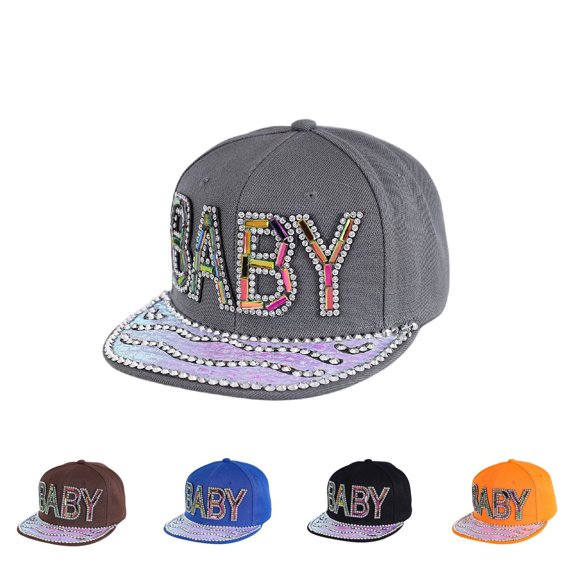 Breathable Sequin Sports Cap for Men Women Adjustable Casual Baseball Hat