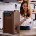 thumbnail image 2 of Costway 2 PCS Insulated Beverage Server/Dispenser 5 Gallon Hot & Cold Drinks with Handles Coffee, 2 of 10