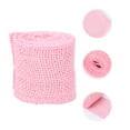 thumbnail image 2 of Himition 2M Jute Burlap Ribbon Roll for Christmas Decoration (Pink), 2 of 5