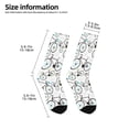 thumbnail image 2 of Rateoe Bicycle Pattern Children's Socks, Socks Gifts ,kids Crew Soft Cotton Socks , Moisture-Wicking, Durable, Ideal for Daily Wear & Sports, 2 of 5