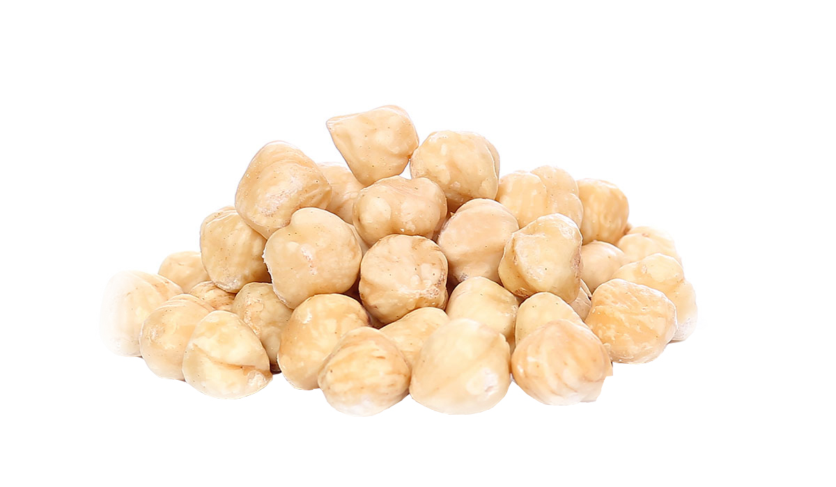 Hazelnuts (Filberts) Whole, Raw, Blanched, Unsalted
