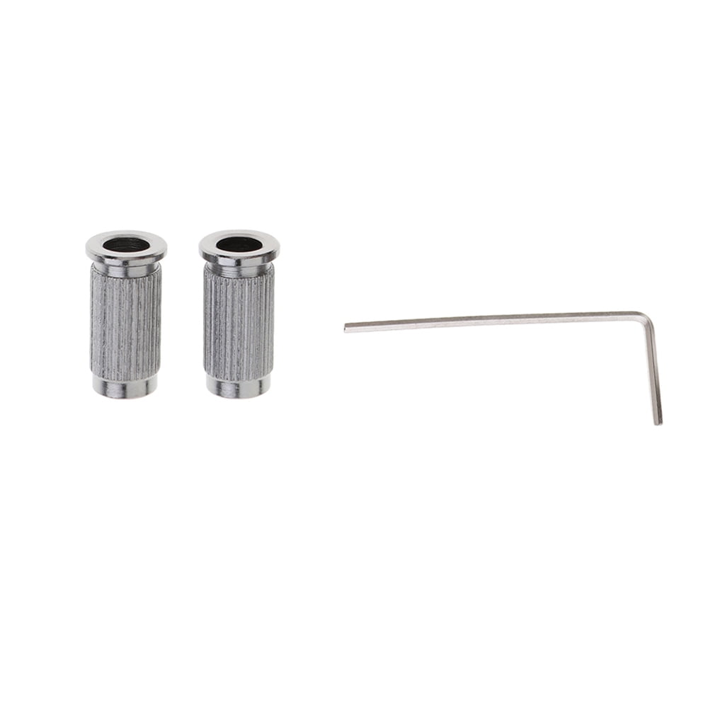 LeeQinersw 4Pieces Guitar Bridge Assembly w/ Screw & Wrench Electric Guitars Parts