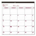 thumbnail image 3 of "Monthly Desk Pad Calendar, 22 x 17, White/Burgundy Sheets, Black Binding, Black Corners, 12-Month (Jan to Dec): 2023 | Bundle of 10 Each", 3 of 3