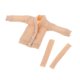 thumbnail image 3 of Suéter abotonado a escala 1/12, ajustado, hecho a mano, mini jersey, prenda exterior holgada. beige, 3 of 9