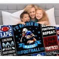 thumbnail image 4 of Football Gifts for Boys 8-12,Sport Football Blanket Football Team Gifts,Unique Football Stuff Football Accessories Decor Gifts for Men Boys Adult Football Lovers 50"x40", 4 of 5