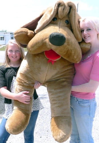huge stuffed dog