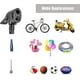 thumbnail image 5 of Mini bomba de pie portátil para bicicleta con manómetro, bomba de aire para neumáticos con aguja de bola de gas, 5 of 5