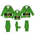 thumbnail image 7 of Family Christmas Pajamas Matching Sets, Family Matching Christmas Pajamas, Cute Printed Long Sleeve Two Piece Set, Relaxed Fit Round Neck Top, Holiday Pajamas Sleepwear, 7 of 7