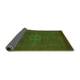 thumbnail image 2 of Ahgly Company Indoor Round Abstract Green Modern Area Rugs, 8' Round, 2 of 4