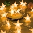 thumbnail image 1 of Led Fairy Lights Stars 30 Funciona con pilas para fiestas, jardines, Navidad, Halloween, bodas, decoración de iluminación, etc. 3M Blanco cálido Ormromra LKX-2023, 1 of 7