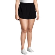 JMS من Hanes Womens Plus Size Active Run Shorts