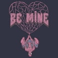 thumbnail image 2 of Women's Marvel Spider-Man Be Mine  Graphic Tee Navy Blue Small, 2 of 4