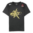 thumbnail image 1 of Reebok Mens Demetrious Mighty Johnson Graphic T-Shirt, Grey, XX-Large, 1 of 2