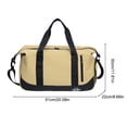 thumbnail image 1 of Bolsas de gimnasio para hombre y mujer, bolsa de entrenamiento de gimnasio, impermeable, ligera, con compartimento para zapatos y bolsillo húmedo Fivean unisex, 1 of 2