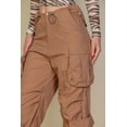 thumbnail image 3 of Parachute Pants with Ruched Drawstring Waist and Flap Pockets, 3 of 9