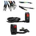 thumbnail image 3 of Handlebar Controller Switch, High Strength Left Right Handlebar Flameout Switch 22mm Waterproof Pair  For Motorcross For ATV For Motorbike, 3 of 8