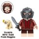 thumbnail image 3 of Colección de 8 Minifiguras del Reino Fantástico – Ejército de Orcos Medievales y Caballeros Frodo Bolsón Gloin Sam Isildur, Bloques de Construcción Creativos para Niños, 3 of 9