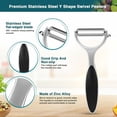 thumbnail image 5 of Vegetable Peeler, Good Multifunctional Rotating Handles Vegetable Peeler, Premium Stainless Steel Potato Peeler，, 5 of 5