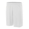 thumbnail image 2 of A4 Power Mesh Practice Short For Men in White | N5378, 2 of 5