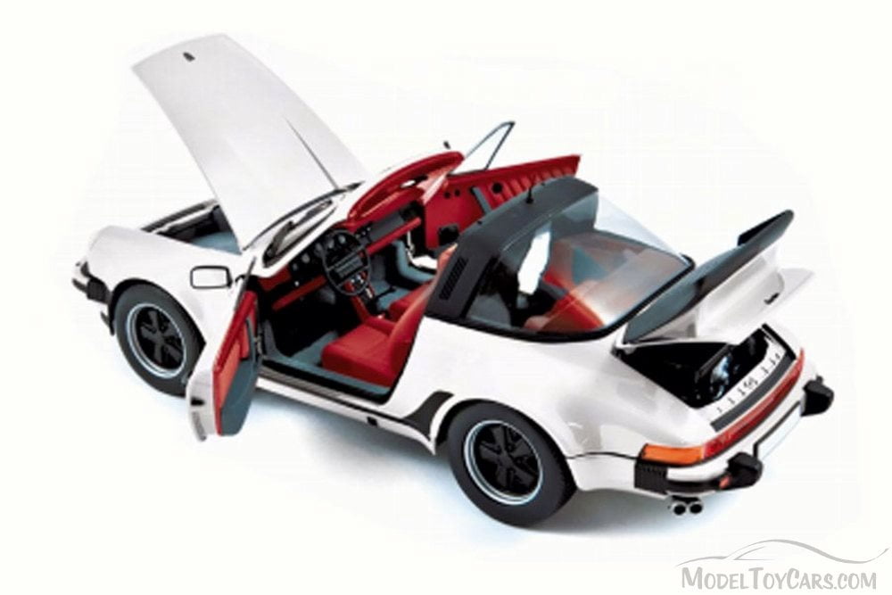 1987 Porsche 911 Turbo Targa, White - Norev 187660 - 1/18 Scale