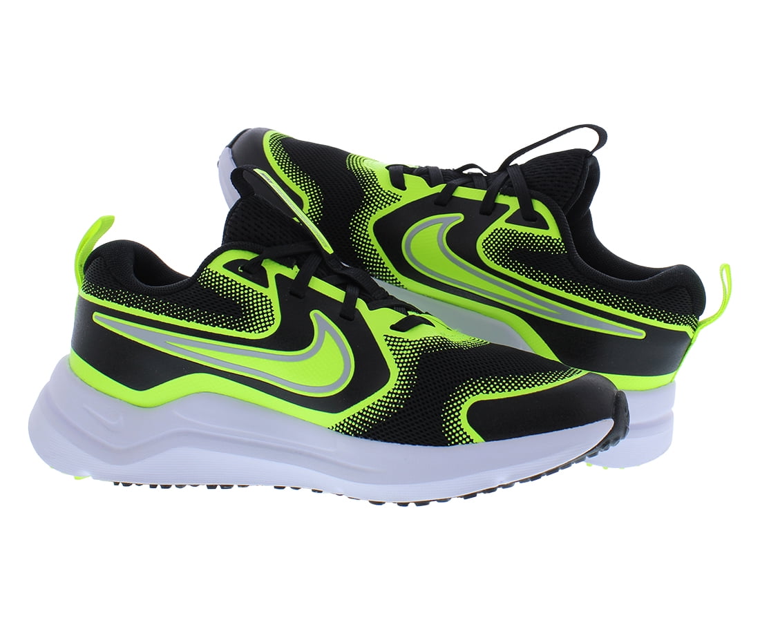 Nike Cosmic Runner GS Boys Shoes Size 5, Color: Black/Wolf Grey/Volt