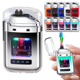 thumbnail image 1 of Portable Rechargeable Windproof Arc Arc Plasma Windproof Flameless Rechargeable For Outdoor, 1 of 9