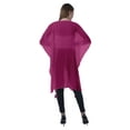 thumbnail image 4 of Moomaya Womens Georgette Shrug Open Front Long Sheer Coverup w/ Tassels, 4 of 7
