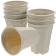 thumbnail image 1 of 8 Pcs Pots de Pépinière Profonds en Plastique, Jardinière Ronde, Contenant pour Repiquage, 1 of 8